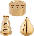 OIIKI Brass Incense Holder, Coil Incense Burner, 3 Styles