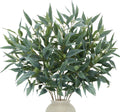 GTIDEA 8 Pack 37.5'' Artificial Eucalyptus Greenery Stems with Faux Seeds