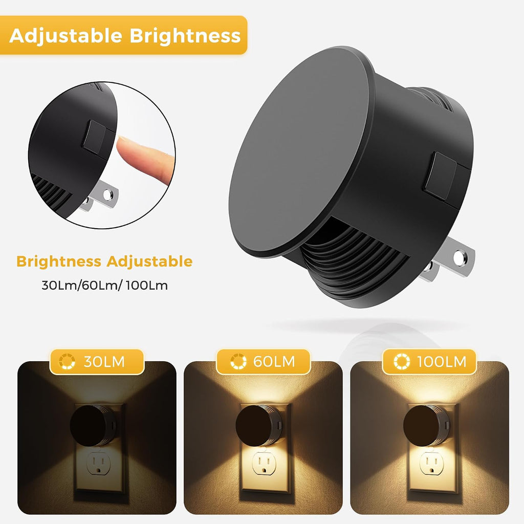 L LOHAS LED Night Lights Plug into Wall,[2-Pack] Plug in Night Light with