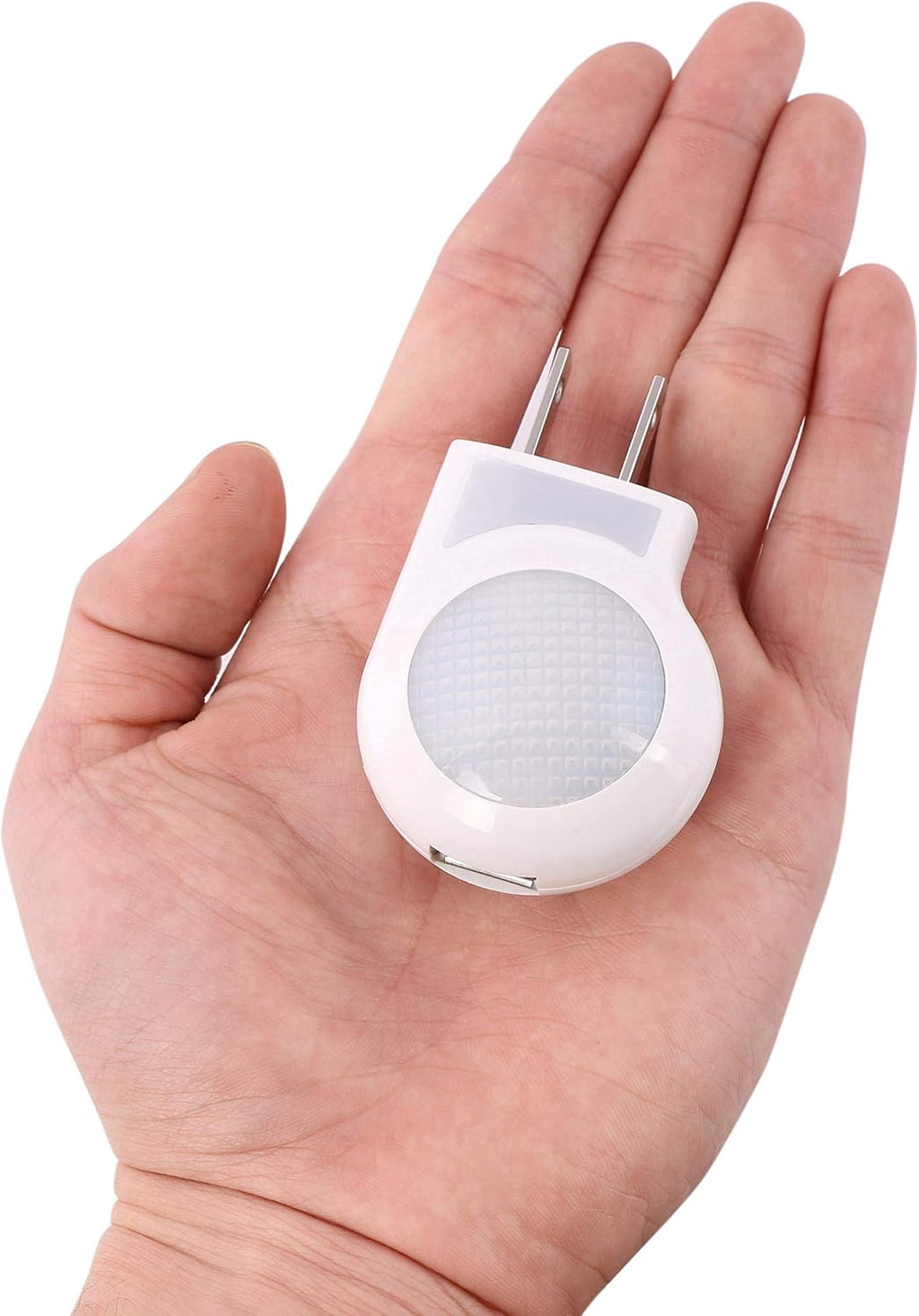 Portable Plug-in 0.7W Travel LED Night Light - 2 Pack of White