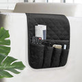 Armchair Caddy for Recliner, Non Slip Sofa Arm Organizer, Black