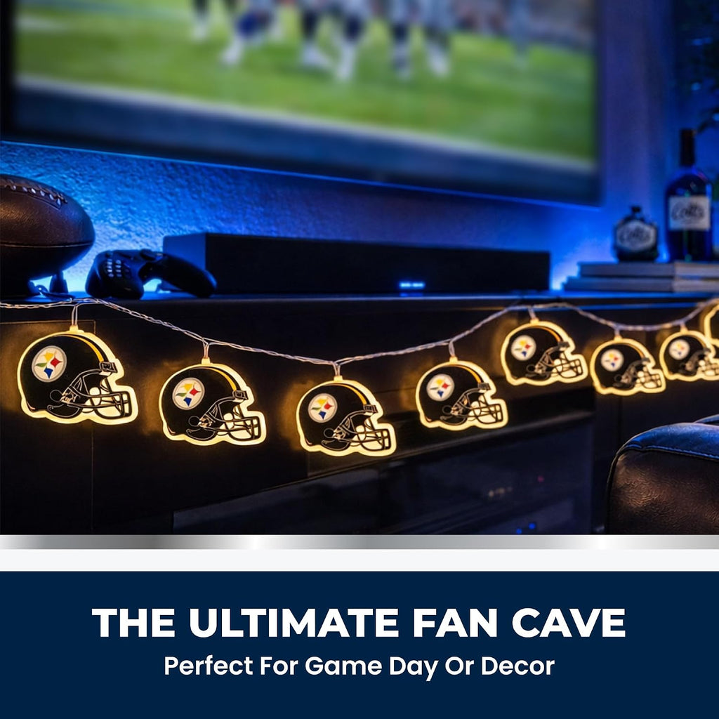 Party Animal NFL Helmet String Lights, 10 LED Lights