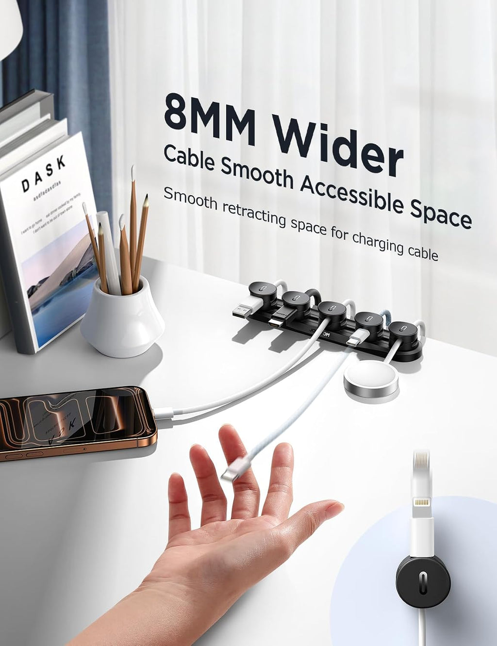 5-in-1 Magnetic Cord Organizer JOYROOM Cable Clips