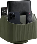 360° Rotating Desk Organizer, Lazy Susan Remote Control Holder, Green