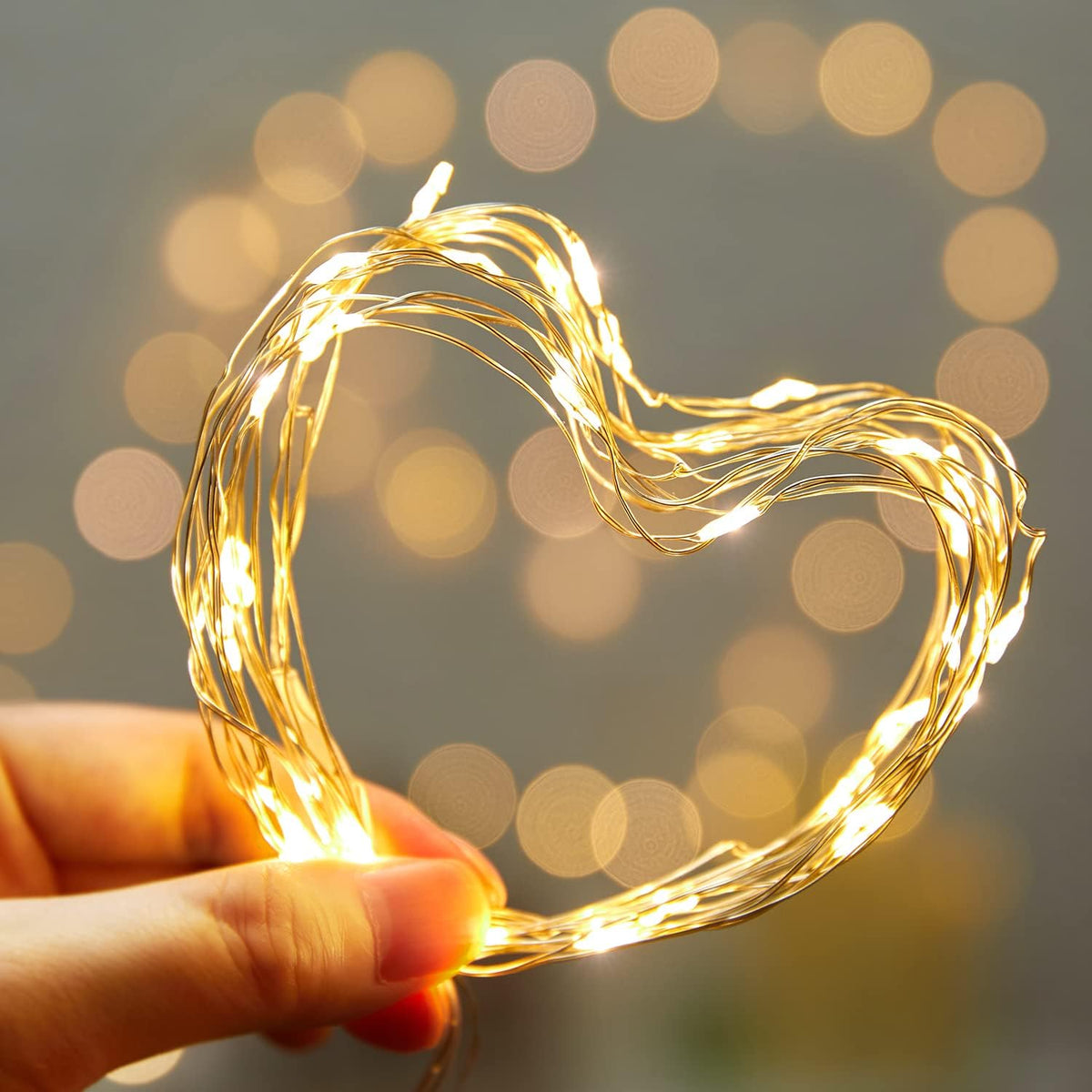 Fairy Lights Battery Operated, 8 Pack 7 FT 20 LED String Lights, Warm White