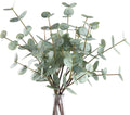 Coferset 6pcs Real Touch Artificial Eucalyptus Stems,Sage Green