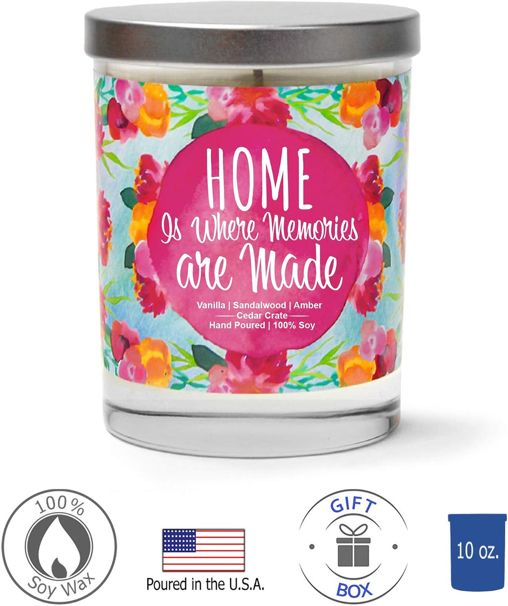 House Warming Gifts New Home 2025 for Women Men Friends - Welcome to The Neighborhood - Housewarming Candle, Present for Hostess, Apartment, Moving, Farewell, Best Neighbor, Soy Wax, Made in USA