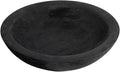 Wooden Decorative Bowl, Farmhouse Centerpiece (Black)