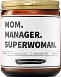 Manager Gifts for Women - Lavender Vanilla Scented Soy Wax Candle - Manager Appreciation Gift for Boss Lady, Empowering Boss Gifts for Birthday, Farewell, Thank You, New Job, Office Managers