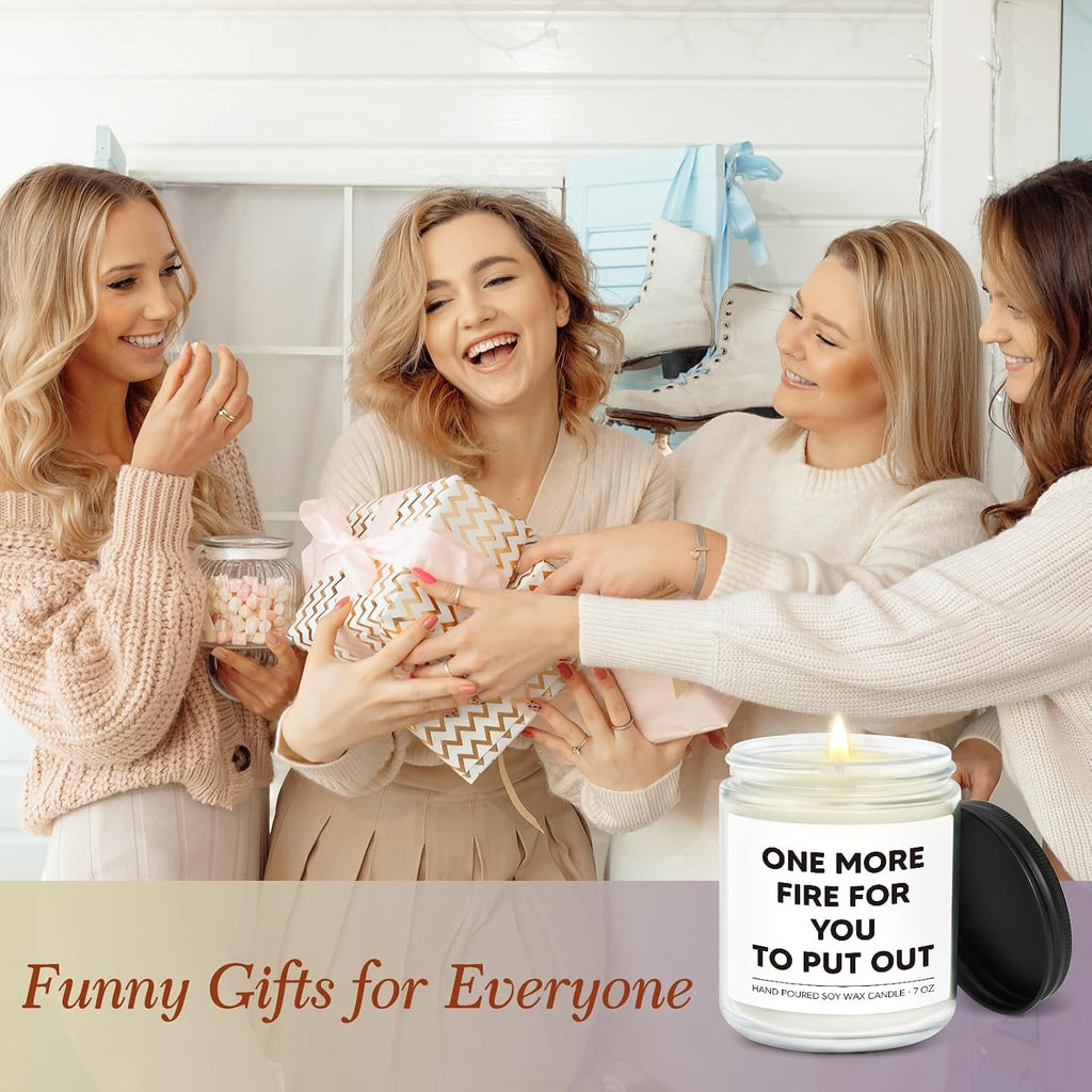 Bosses Day Gifts for Women, Funny Boss Gifts for Women, Coworker Gift for Woman, Farewell Gift for Coworkers, Coworkers Birthday Present, Funny Present for Manager, Lavender & Woods Scented Candle 7oz