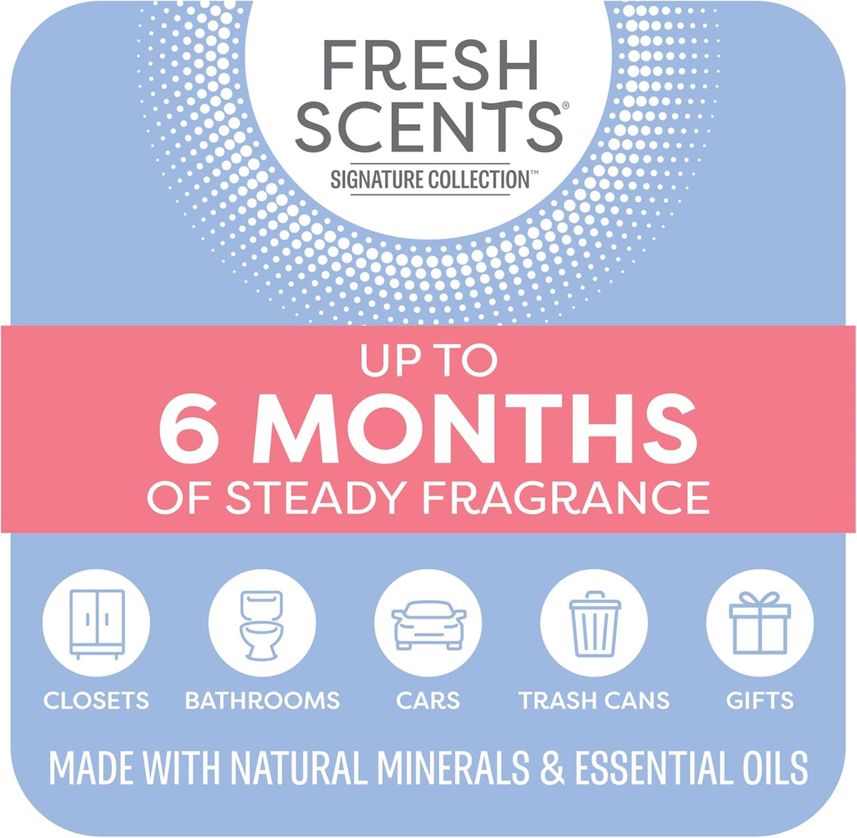 Fresh Scents Seaspray Scented Sachets 6 Pack