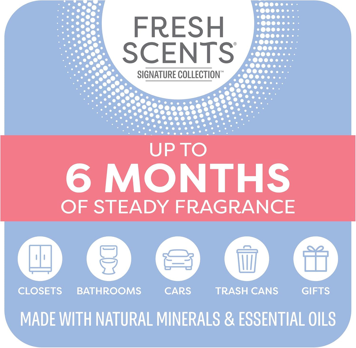 Fresh Scents A Little Sparkle Scented Sachets 6 Pack