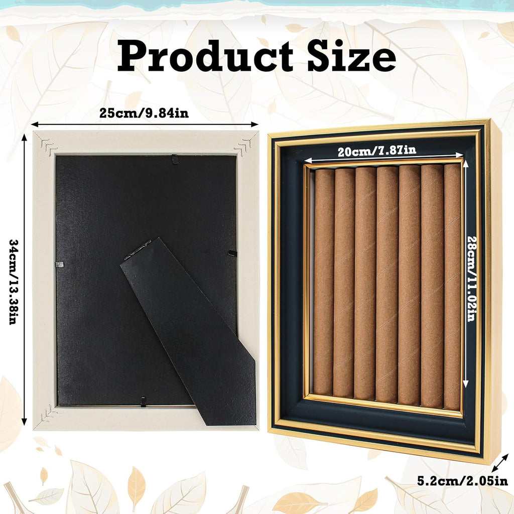 Cigar Band Display Box, Shadow Box Frame for Cigar Label Collection