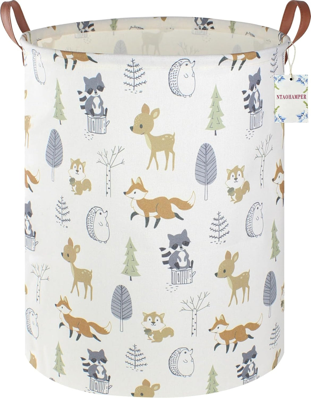 NTAOHAMPER Laundry Hamper, Laundry Basket, Waterproof Storage Bin for Bedroom, Clothes Organizer Basket, Books Box, Room Decor(Animal)