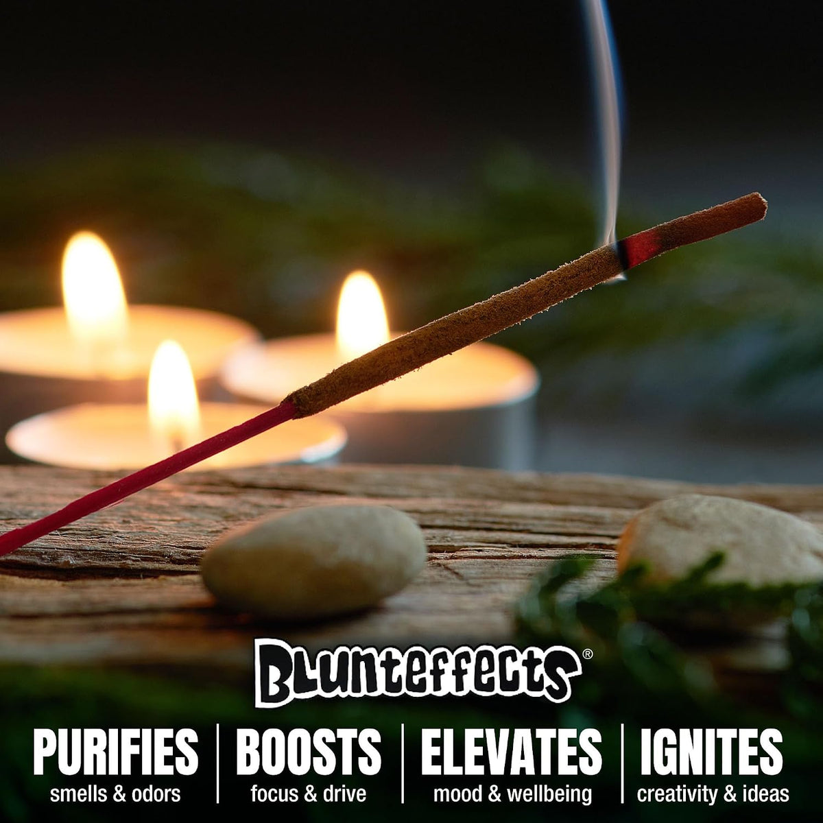 Blunteffects Hand-Dipped Incense Sticks 180-Pack, 15 Scents