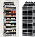 Over The Door Storage Organizer 5 Tiers Extra Large Heavy Duty Oxford Black