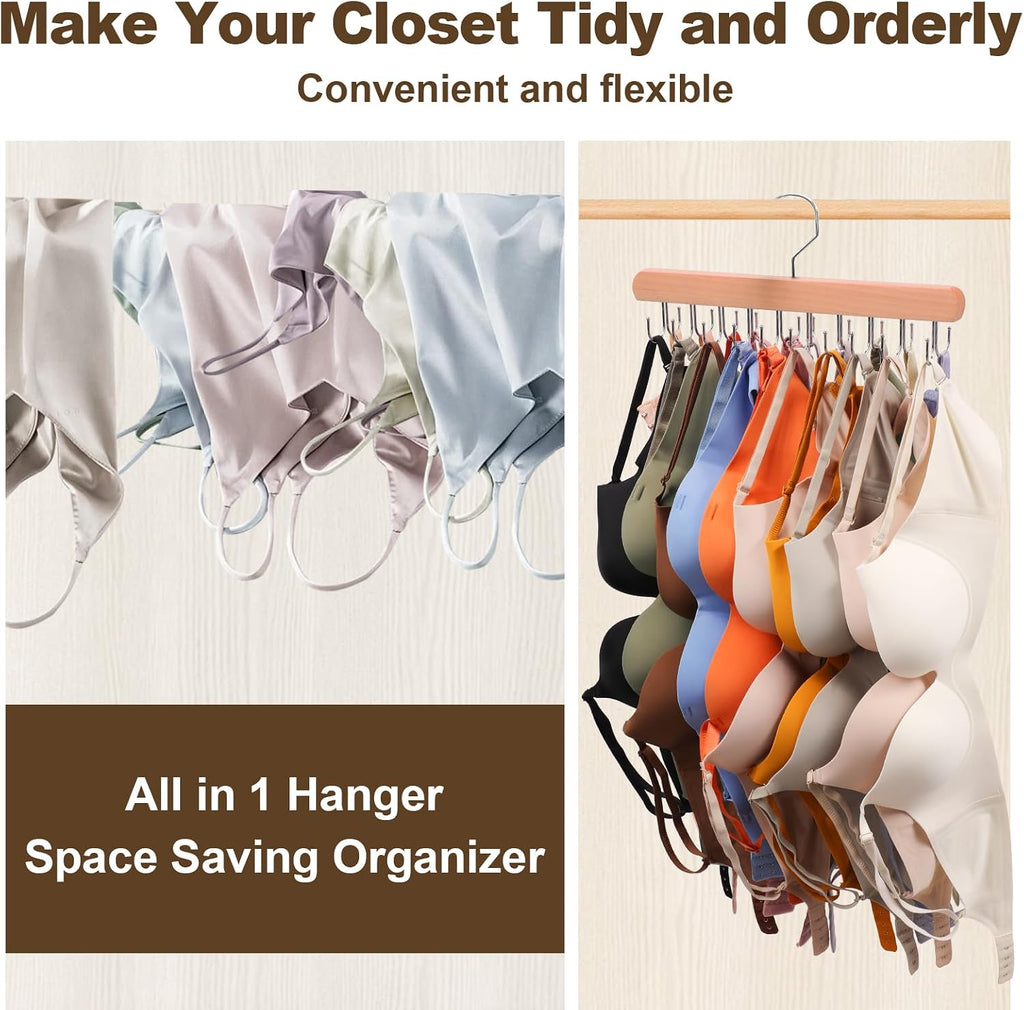 2 Pack Tank Top Hanger, Bra Hangers for Closet Organizer & Storage
