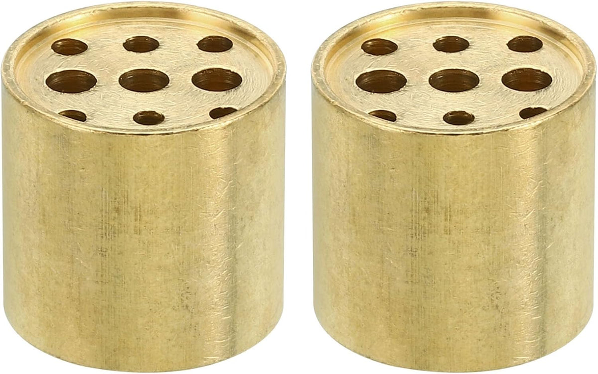 PATIKIL 2Pcs Brass Incense Cone Burner Stick Holder 0.8" Dia.0.8" Tall
