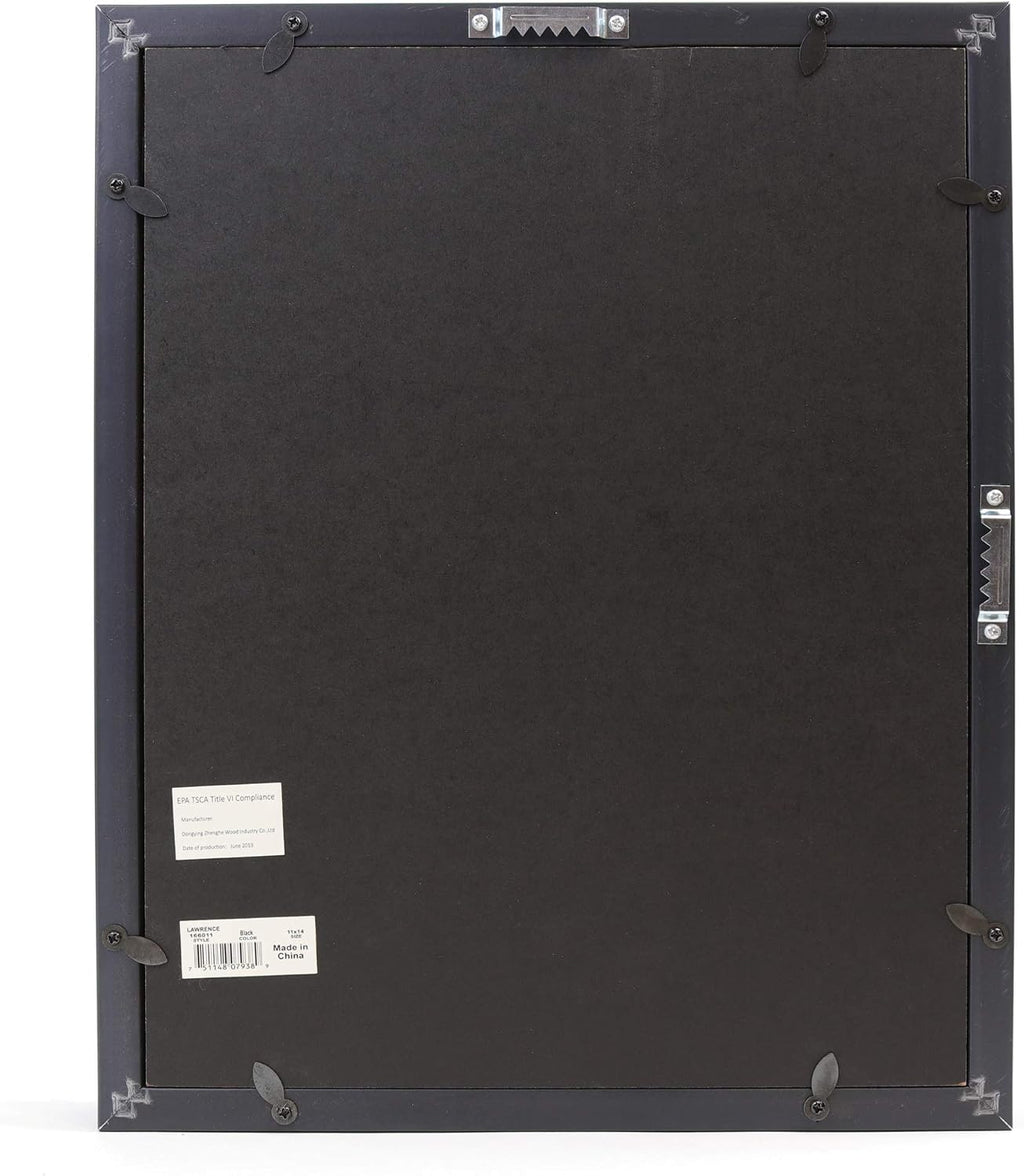 Lawrence Frames Shadow Box Frame, 11x14,Black