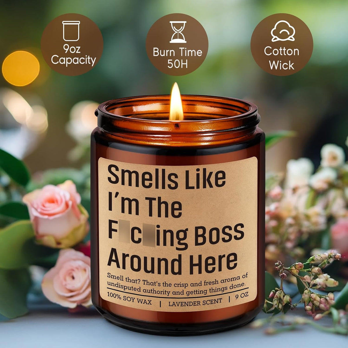 Fairy's Gift Candle, Boss Gifts for Women Men, New Business Owner Gifts