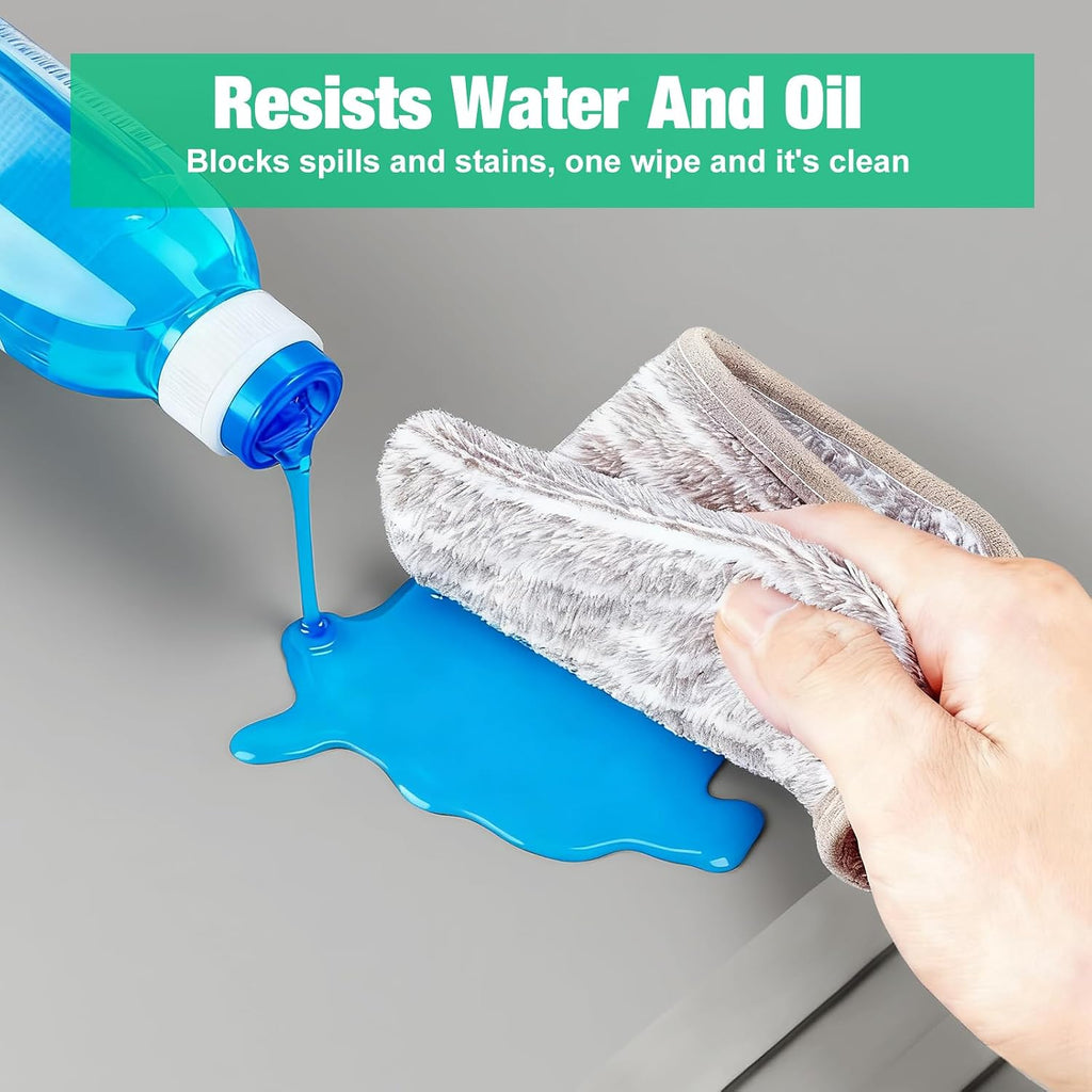 Under Sink Mat 34" X 22", Waterproof Silicone Cabinet Kitchen Liner, Gray