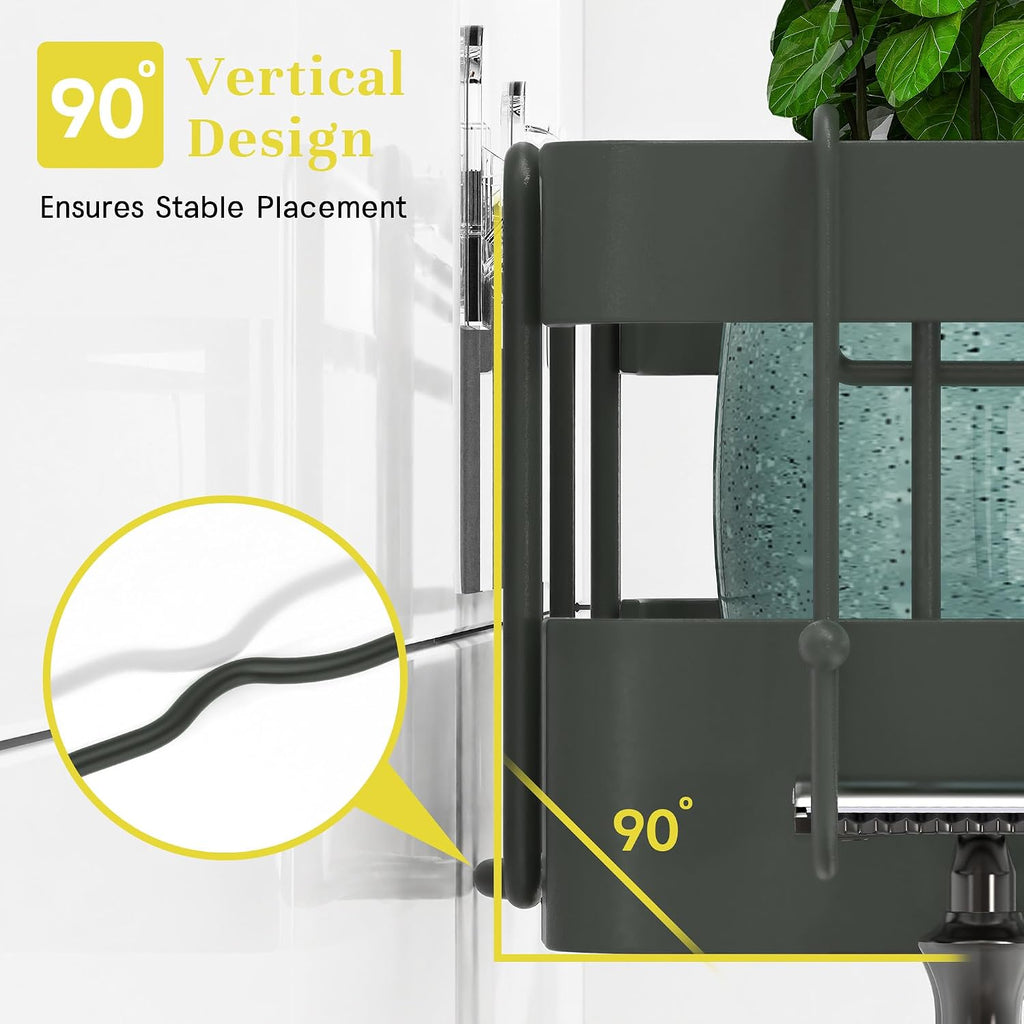 Heavy-Duty Shower Holder for Inside Shower, Light Gray