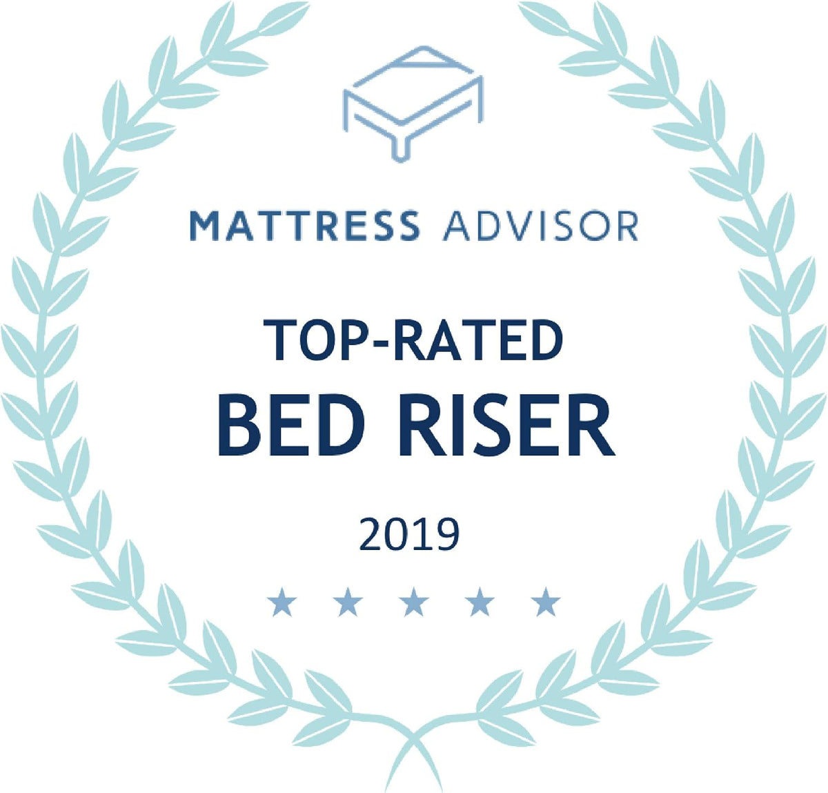 Whitmor Bed Risers - Black (Set of 4) (Pack of 2)