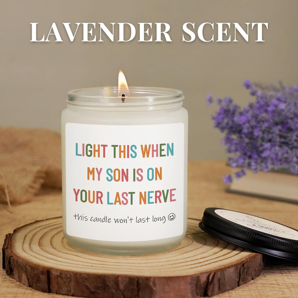 Daughter in Law Birthday Gifts, Funny Daughter in Law Gift, Mothers Day Gifts for Daughter-in-Law from Mother-in-Law, Birthday Present for Daughter-in-Law, Son's Girlfriend Candle