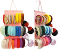 Headband Holder For Girls,Felt Headband Organizer Storage(Pink)