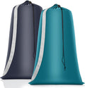 Coomee Heavy Duty Laundry Bag, 2 Pack XXL Nylon Laundry Bags with Straps