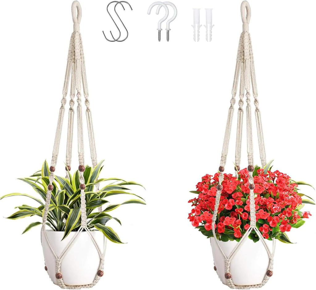 43 Inch Macrame Plant Hanger Large,Heavy Duty Indoor Hanging Plant Holder