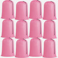 Woanger 12 Pack 28 x 45 Inch Extra Large Laundry Bags Bulk, Pink