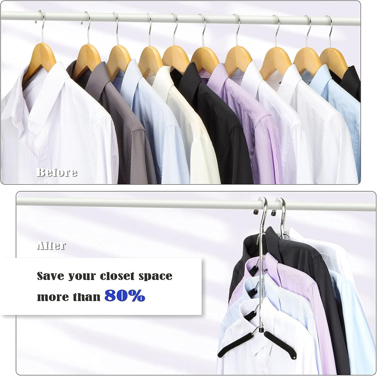 Hangers Space Saving Clothes Hanger 4 Packs
