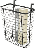 iDesign Metal Over-the-Cabinet Basket for Kitchen Storage - Matte Black