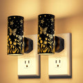 LED Night Lights Plug in, Bright Nightlights, Black Butterfly
