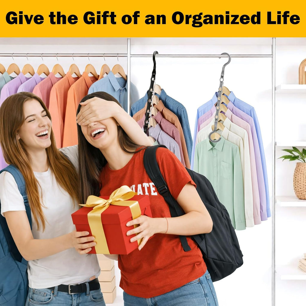 12 Pack College Dorm Room Essentials for Girls Guys, Closet Organizers