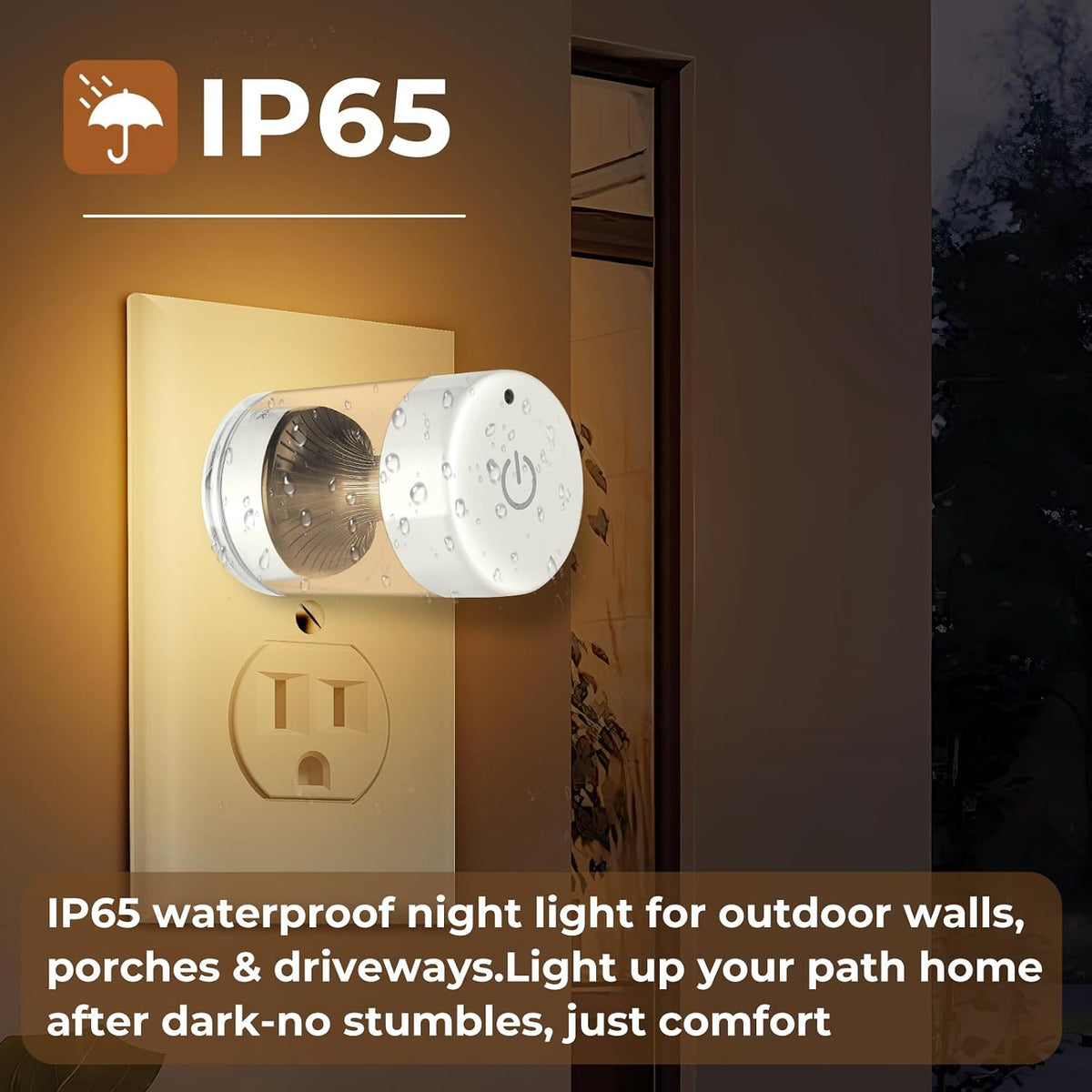 TSEXES Night Lights Plug into Wall,3000K/4000K/5000K Adjustable Color Temp