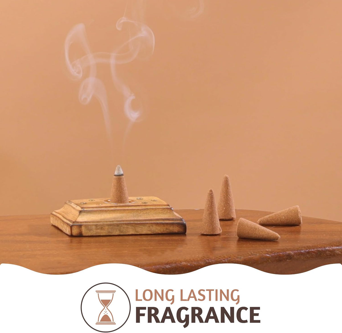 Folkulture Fall Incense Cones Frankincens & Sandalwood- Set of 2 (30 Cones)