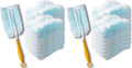 Duster Refills,Static Dust Removal Brush Disposable Replacement Head Compatible with Swiffer Duster Refills for Electronics, Furniture, Blinds, Ceiling Fans (Blue, 18 PCS) (Pack of 2)