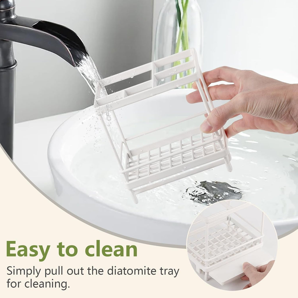Electric Toothbrush Holders for Bathrooms Toothpaste Organizer, White