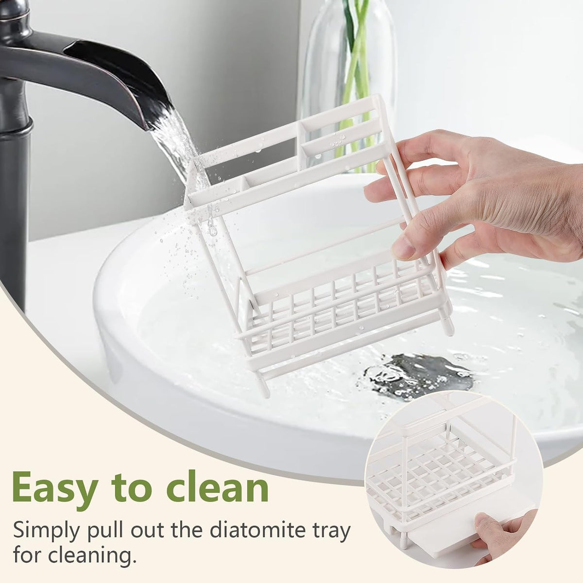Electric Toothbrush Holders for Bathrooms Toothpaste Organizer, White