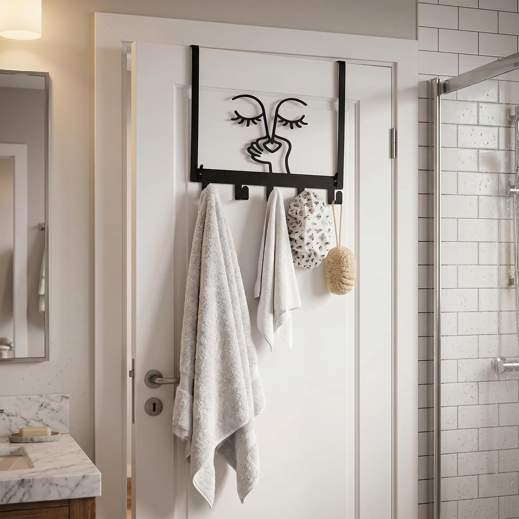 Reallnaive Bad Smell Over The Door Hooks Humorous Bathroom Decor
