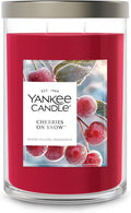 Yankee Candle Cherries On Snow Scented Candle, 20oz Large Tumbler