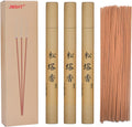 Pine Cone Incense Sticks, Natural-Handmade Low Smoke Natural Charcoal Free Non Toxic Temple Aroma Aromatherapy Meditation Calming Stress Relief Relaxation Yoga Zen, Approx 150 Count 3 Pipe