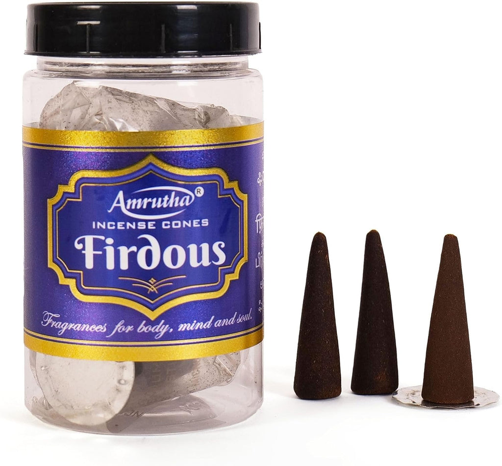 Natural Incense Dhoop Cones - 22 Pieces, 80 Grams Pack, Chemical Free Incense Dhoop Cones Floral Fragrance - Long Lasting by Hashcart®