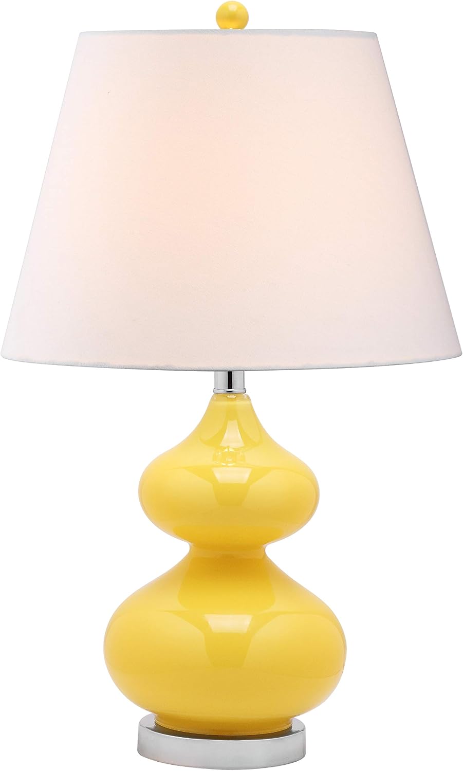 SAFAVIEH Eva Table Lamp, 24" Modern Yellow LITS4086H