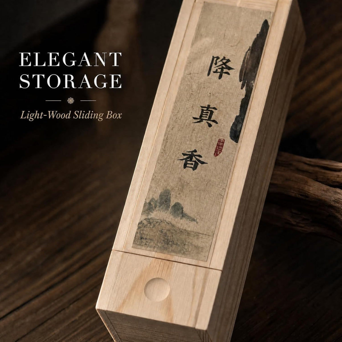 Authentic Lakawood Incense Sticks for Meditation & Purification Natural Chinese Rosewood (Dalbergia) Joss Sticks for Taoist Rituals & Spiritual Cleansing | Long Burning, Low Smoke
