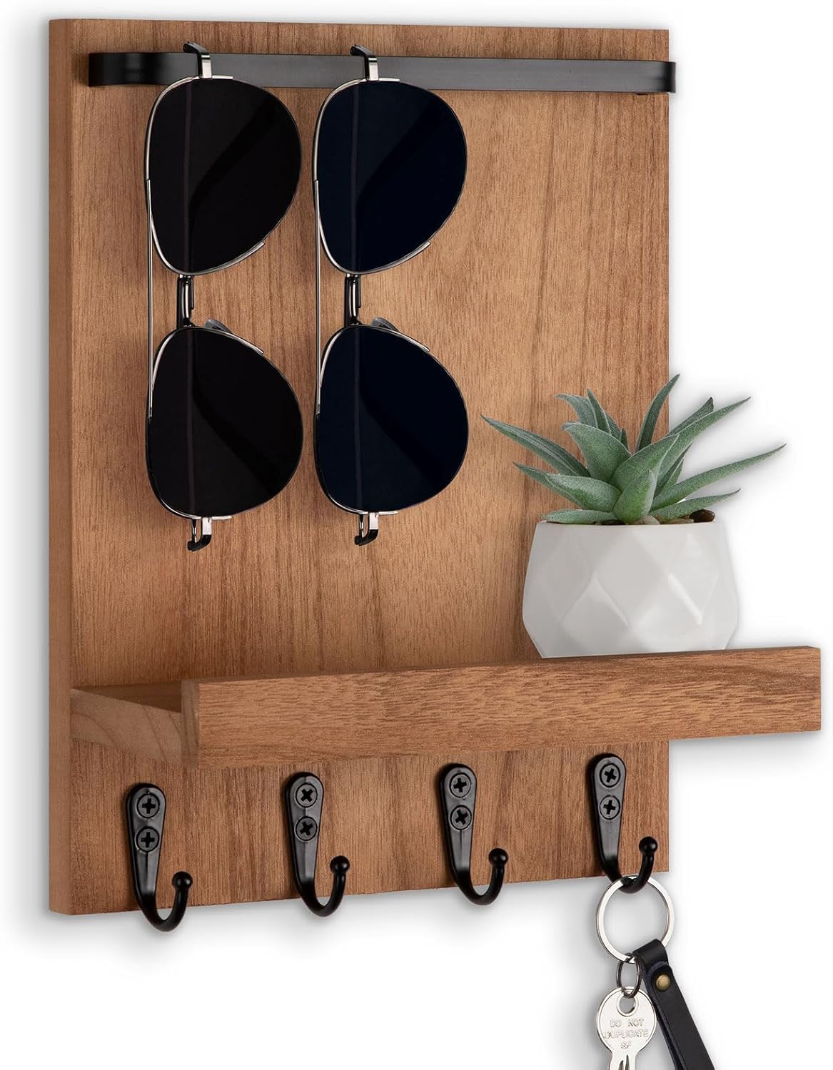 Key Holder Wall Mount, Key and Sunglasses Holder for Wall