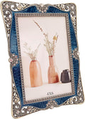 4x6 Vintage Metal Picture Frame, Retro Decoration,