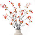 Faux Eucalyptus Stems for Vase, Artificial Greenery Branches 5pcs